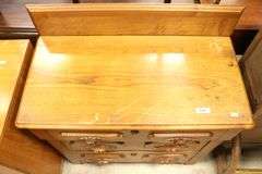 Victorian Walnut Washstand, Marks on Top