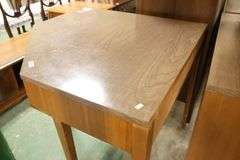 Basic-Witz MCM Walnut and Laminate Corner Desk