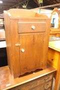 Vintage Farmhouse Pine Washstand
