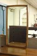 Broyhill Emphasis MCM Walnut Six Drawer Dresser with Mirror