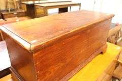 Antique Farmhouse Pine Diminutive Blanket Chest