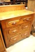Victorian Walnut Washstand, Marks on Top
