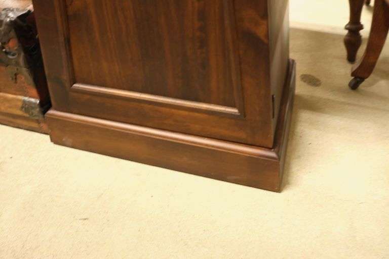 Modern Canted Cabinet