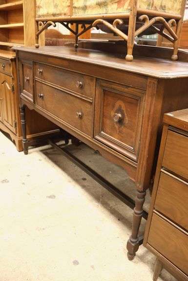 Depression Era Walnut Sideboard