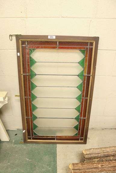 Leaded Stained Glass Window