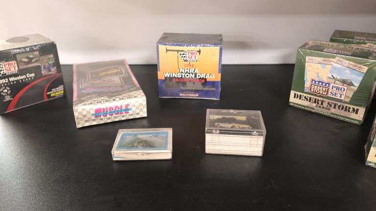 Lot of New Old Stock Collector Cards in the Original Unopened Wax Boxes