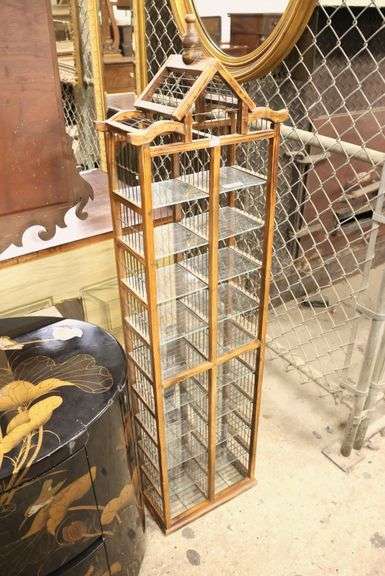 *NO STORAGE* Asian Pagoda Curio Shelf