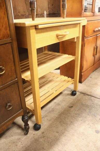Modern Kitchen Island Work Cart