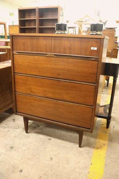MCM Walnut Chest of Drawers
