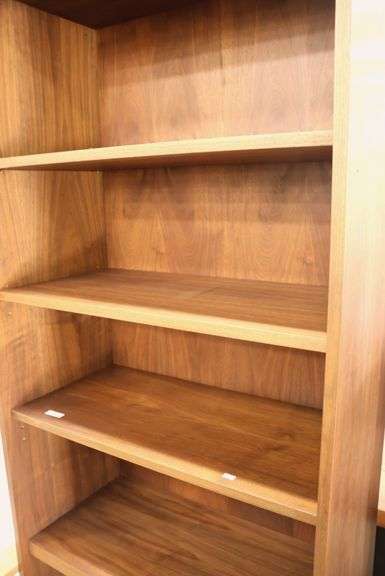 Modern Walnut Bookcase