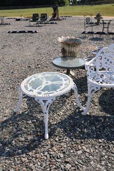 *NO STORAGE* Garden Bench, Wicker Pieces, Etc.