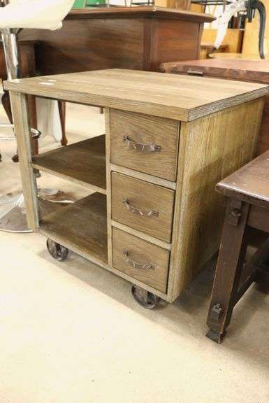 Modern Industrial Style End Table
