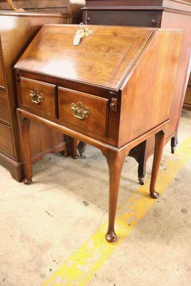 Statton Queen Anne Style Cherry Ladies' Writing Desk