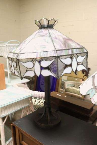 Modern Stained Glass Lamp