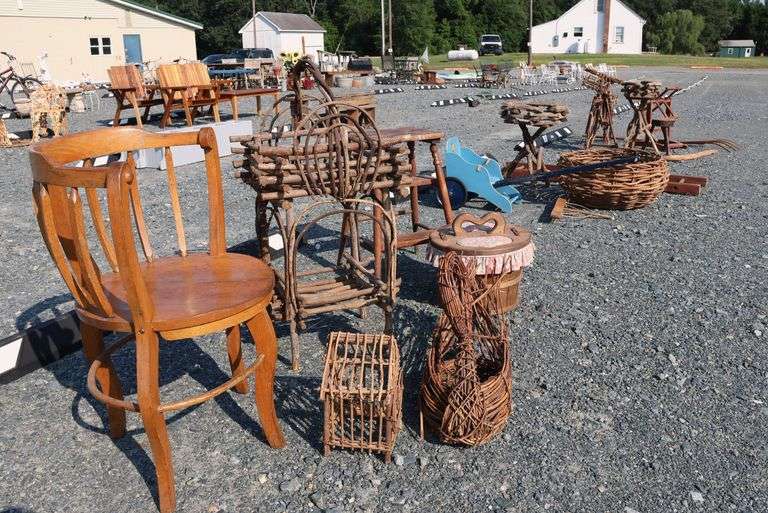 *NO STORAGE* Primitive Furniture, Baskets, Etc.