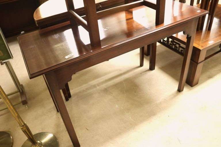 Modern Mahogany Console