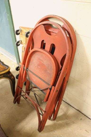 (2) Vintage Folding Chairs