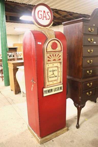 Modern Faux Gas Pump Cabinet