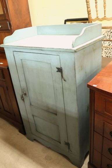 Modern Farmhouse Blue Flat Wall Cupboard