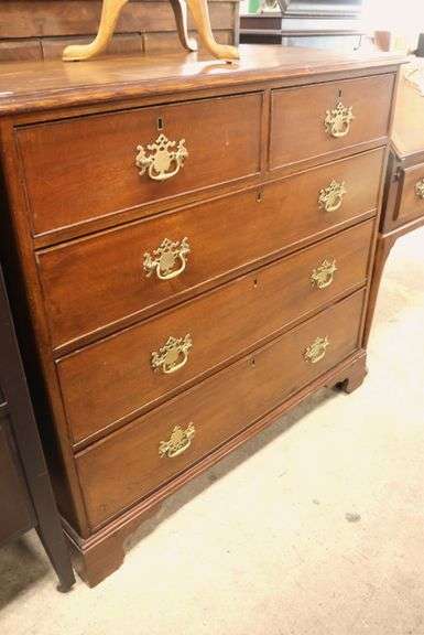 George II Banded Oak Chest of Drawers
