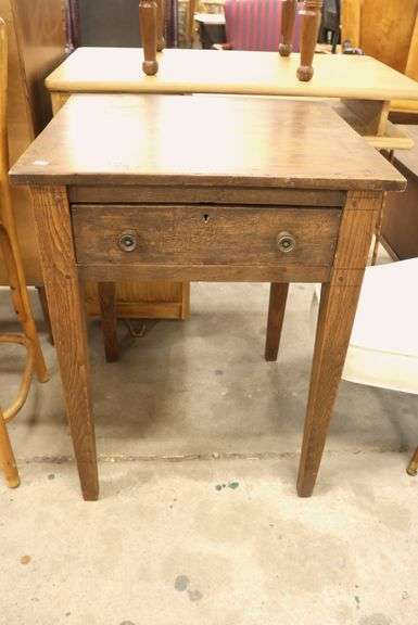 Federal Mixed Woods One Drawer Stand