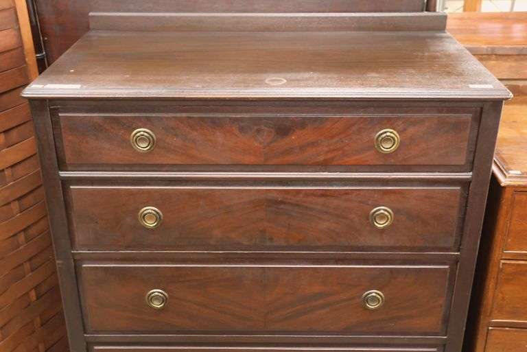 Depression Era Mahogany Chest