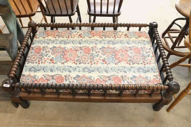 Victorian Spool Turned Dog Bed