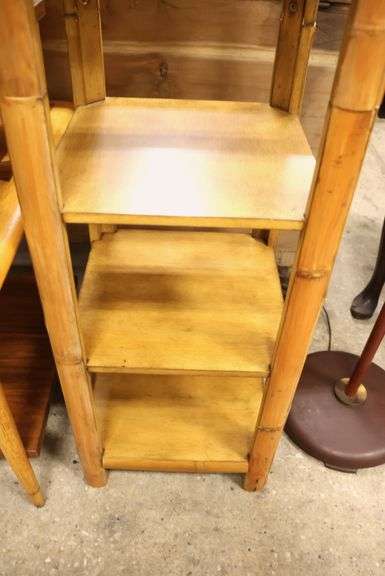 MCM Split Bamboo Etagere