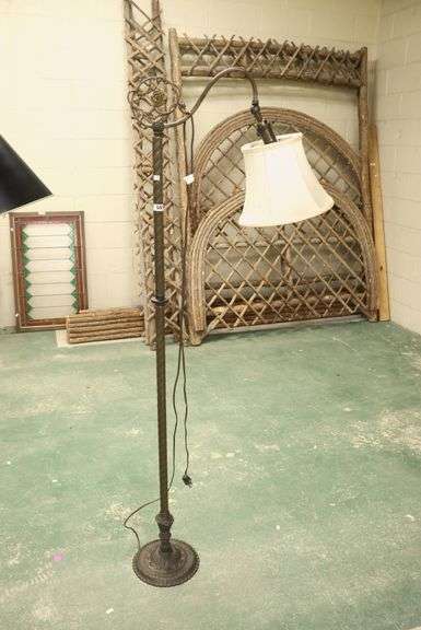 Vintage Brass Floor Lamp