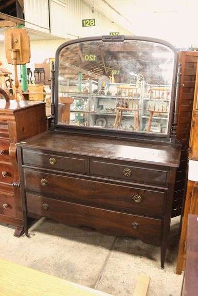 Berkey & Gay Depression Era Dresser with Mirror