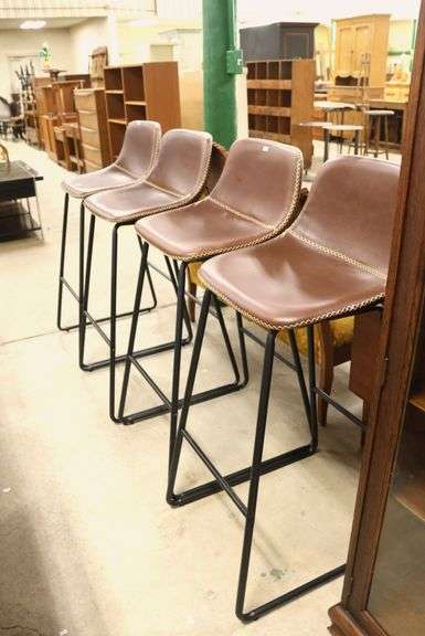 (4) Modern Bar Stools