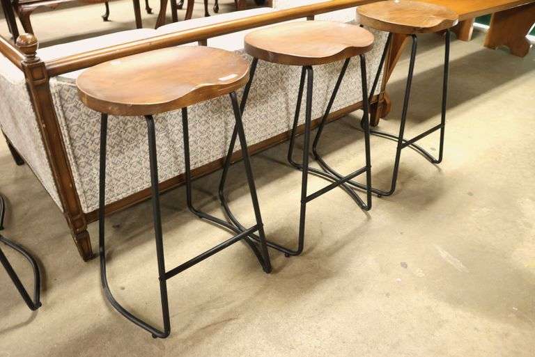 (3) Modern Bar Stools