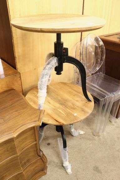 Pair Threshold San Clemente Adjustable End Tables