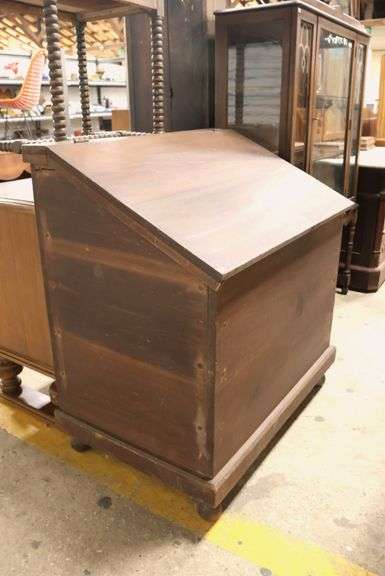 Antique Farmhouse Poplar Feed Bin
