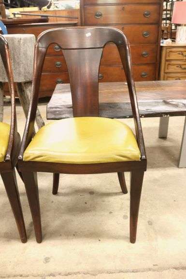 Pair Mahogany Klismos Side Chairs