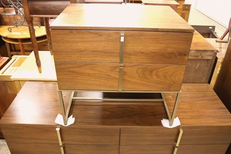 3pc Ethan Allen MCM Style Bedroom Set