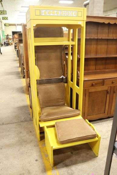 Drexel Plus One MCM Boho Telephone Booth Chair