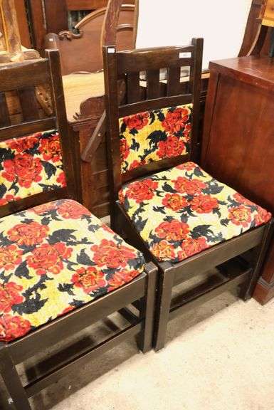 5pc Stickley Brothers Arts & Crafts Oak Parlor Set