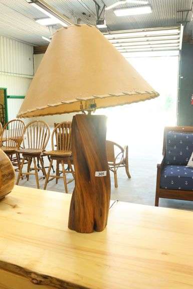 MCM Wood Table Lamp