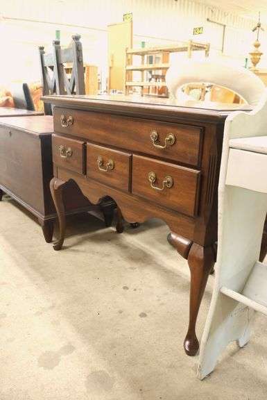 Queen Anne Style Cherry Vanity