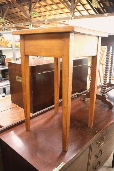Federal Farmhouse Pine Tapered Leg Stand