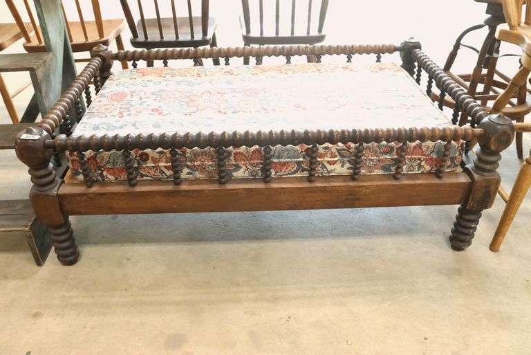 Victorian Spool Turned Dog Bed