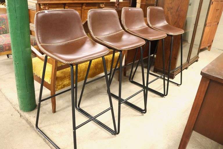 (4) Modern Bar Stools
