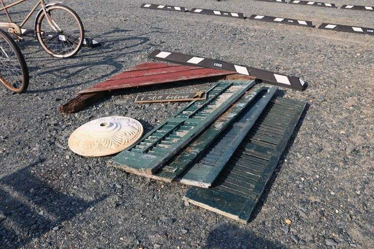 *NO STORAGE* Shutters, Barnwood, Signage, Etc.