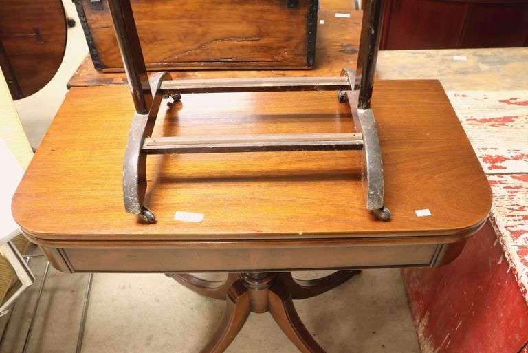 Colonial Revival Mahogany Card Table