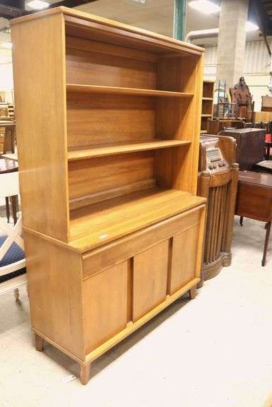 MCM Two Piece Hutch Missing Doors
