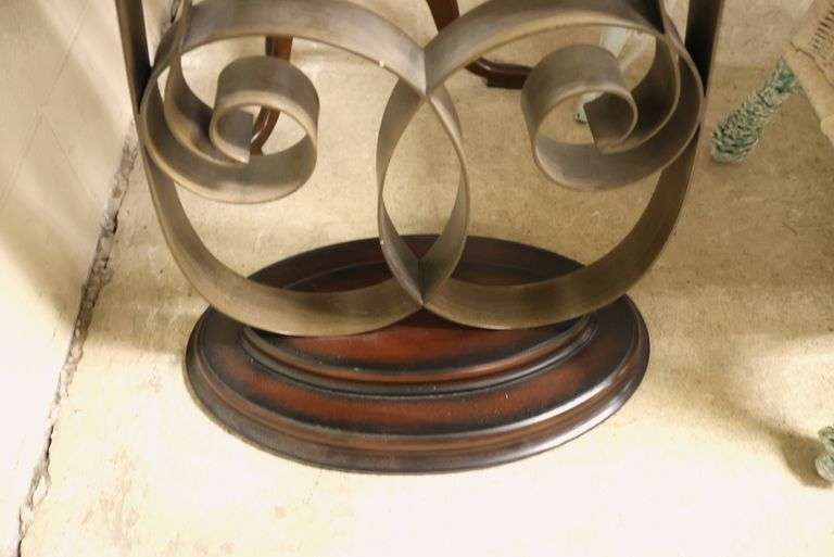 Modern Demilune Console
