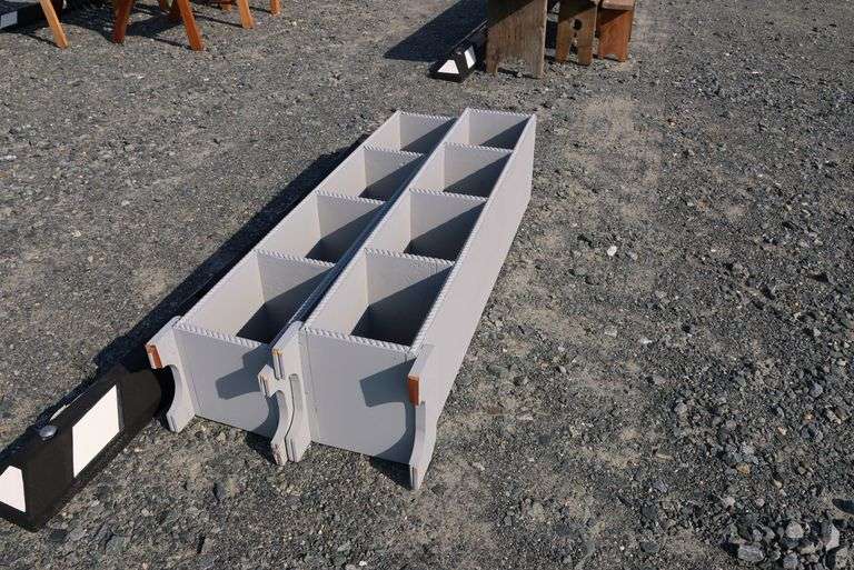 *NO STORAGE* 2 Painted Wooden Shelves