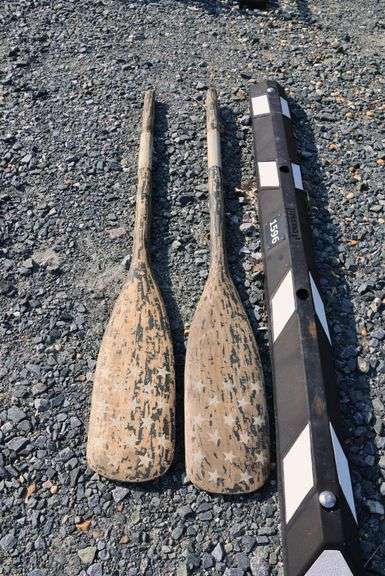 Vintage Boat Oars