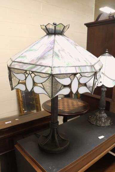 Modern Stained Glass Lamp